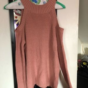 Ambiance col shoulder sweater